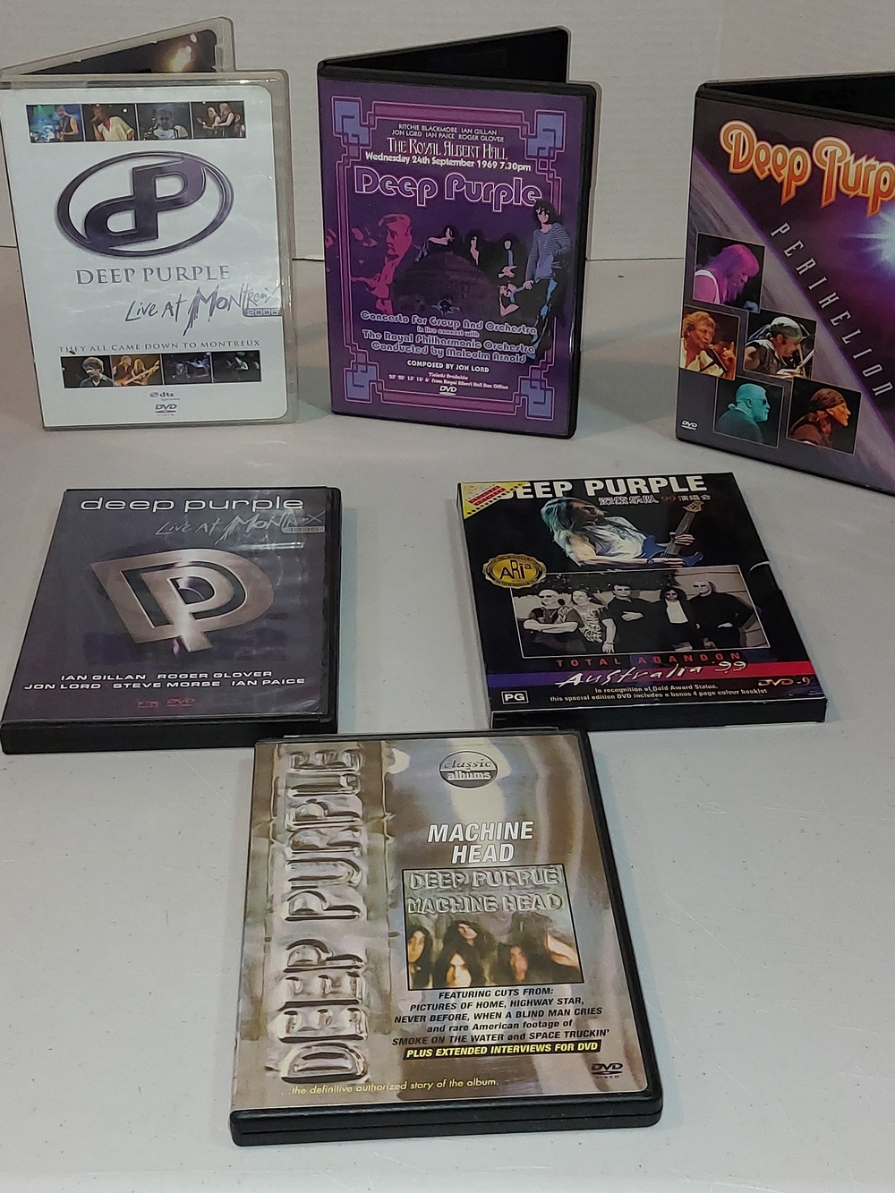 Deep Purple Assorted Music DVD Collection
